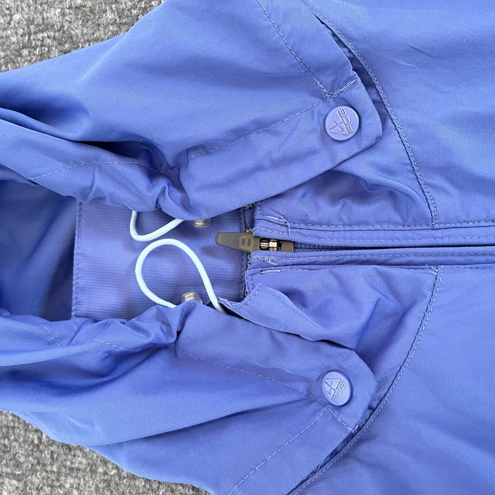 Nike ACG Women's Blue Purple Full Zip Windbreaker Jacket Size Small polyester - Picture 11 of 16